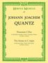 Johann Joachim Quantz: Triosonate für Blockflöte (Querflöte, Violine), Querflöte (Violine) und Basso continuo C-Dur, Noten
