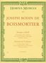 Joseph Bodin de Boismortier: Boismortier, Joseph :Son. f. Flöte /SP /Fl/V/O, Noten