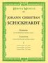 Johann Christian Schickhardt: Sechs Konzerte für 4 Altblockf, Noten