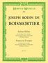 Joseph Bodin de Boismortier: Boismortier, Joseph :Son. f. Flöte /SP /Fl/Ob/, Noten