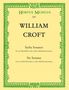 William Croft: Sechs Sonaten für zwei Altbloc, Noten