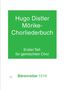 Hugo Distler: Mörike-Chorliederbuch, Teil 1, Noten