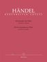 Georg Friedrich Händel: Elf Sonaten für Flöte und Basso continuo, Noten