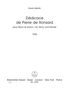 Frank Martin: Dédicace de Pierre de Ronsard für Tenor und Klavier (1945), Noten