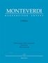 Claudio Monteverdi: L'Orfeo, Klavierauszug, Noten