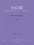 Gabriel Faure: Messe de Requiem. Dirigierpart, Noten