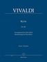 Antonio Vivaldi: Kyrie RV 587, Noten