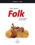 Folk für zwei Violinen, Partitur mit Stimme, Noten