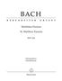 Johann Sebastian Bach: Matthäus-Passion (St. Matthew Passion) BWV 244, Buch