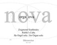 Zsigmond Szathmary (geb. 1939): Rubik's Cube für Orgel solo (2022), Noten