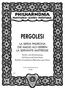 Giovanni Battista Pergolesi: La serva padrona für Soli, Streicher und Cembalo (1733), Noten