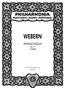 Anton Webern: Passacaglia für Orchester op. 1 (1908), Noten