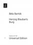 Bela Bartok (1881-1945): Herzog Blaubarts Burg op. 11 (1911), Noten