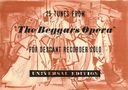 John Gay: 25 Tunes from " The Beggar's Opera" für Sopranblockflöte, Noten