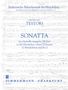 Carlo Giovanni Testori: Sonata in si bemolle maggiore, Noten