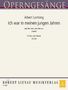 Albert Lortzing: Ich war in meinen jungen Jahren (Undine) G-Dur, Noten
