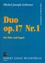 Michel Joseph Gebauer: Duo G-Dur op. 17 Nr.1, Noten