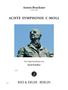 Anton Bruckner: Achte Symphonie c-Moll, Noten