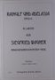 Siegfried Wagner (1869-1930): Rainulf und Adelasia op. 14, Noten