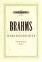 Johannes Brahms: Volks-Kinderlieder WoO 31, Noten