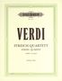 Giuseppe Verdi: Streichquartett e-moll, Noten