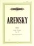 Anton Arensky: Arensky,A.          :Trio f. ...32 /KLAV/VL/VC, Noten