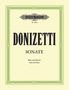 Gaetano Donizetti (1797-1848): Sonate für Flöte und Klavier C-Dur, Buch