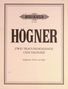 Friedrich Högner: 2 Trauungsgesänge und Tauflied, Noten