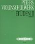 Peters-Violinschulwerk: Etüden, Band 2, Buch