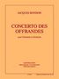 Bondon: Concerto Des Offrandes Pour, Noten