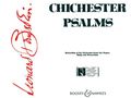 Leonard Bernstein (1918-1990): Chichester Psalms (1965), Noten