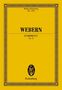 Anton Webern: Symphonie op. 21 (1928), Noten