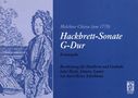 Melchior Chiesa: Hackbrett-Sonate G-Dur, Noten