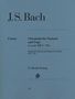 Johann Sebastian Bach: Chromatische Fantasie und Fuge d-moll BWV 903 und 903a, Noten