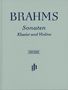 Brahms, J: Sonaten für Klavier und Violine, Buch