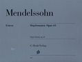 Felix Mendelssohn Bartholdy: Mendelssohn Bartholdy, Felix - Orgelsonaten op. 65, Noten, Noten