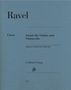 Maurice Ravel (1875-1937): Ravel, M: Sonate für Violine und Violoncello, Noten
