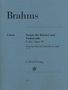 Johannes Brahms (1833-1897): Sonate für Klavier und Violoncello F-dur Opus 99, Buch