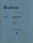 Johannes Brahms: Klavierstücke op. 118, Noten