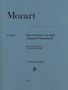 Wolfgang Amadeus Mozart: Klavierstücke aus dem "Nannerl-Notenbuch", Noten