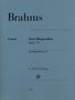 Johannes Brahms: Zwei Rhapsodien op. 79 für Klavier zu zwei Händen, Noten