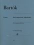 Bela Bartok: Drei ungarische Volkslieder, Noten