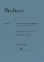 "Brahms, Vier ernste Gesänge Opus 121 für Singstimme und Klavier, G. Henle Verlag, blaues Cover.", Noten