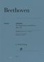 Beethoven, Adelaide für Singstimme und Klavier, Opus 46, G. Henle Verlag. Blaue Titelseite mit schlichtem Design., Noten