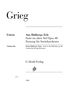 Edvard Grieg (1843-1907): Aus Holbergs Zeit op. 40, Suite im alten Stil, Noten