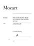 Mozart, Ein musikalischer Spaß für 2 Hörner und Streicher KV 522, Viola, G. Henle Verlag Logo, schlichtes Design., Noten