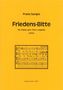 Franz Surges: Friedens-Bitte für 4-8stg. gemischten Chor a cappella (2012), Noten