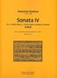 Sebastian Bodinus: Sonata IV für 1. Violine (Oboe), 2. Violine (Oboe) und Basso continuo d-Moll, Noten
