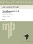 Alexander Borodin: Streichquartett Nr. 2 Nr. 2 D-Dur (1881), Noten