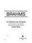 Johannes Brahms: Brahms for (medium) voice and guitar, Noten